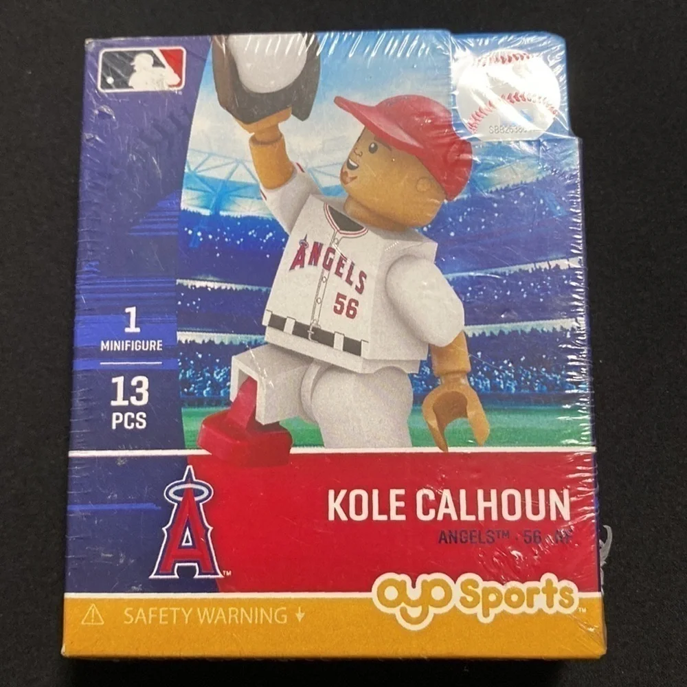 MLB baseball Angels of Anaheim player mini Lego action figure lego people by oyo